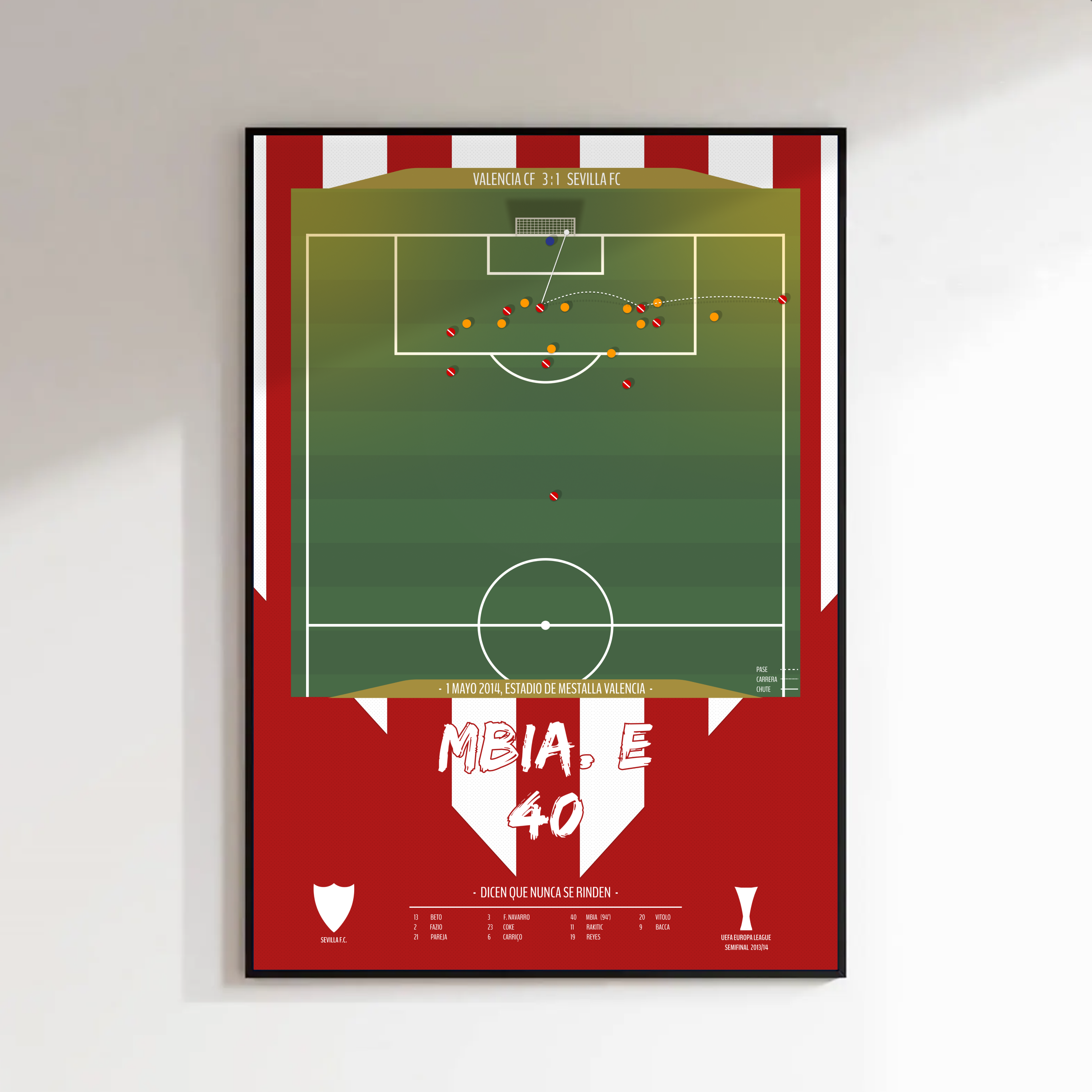 Stéphane M’Bia – Dicen que Nunca se Rinden (Valencia vs Sevilla 2014)