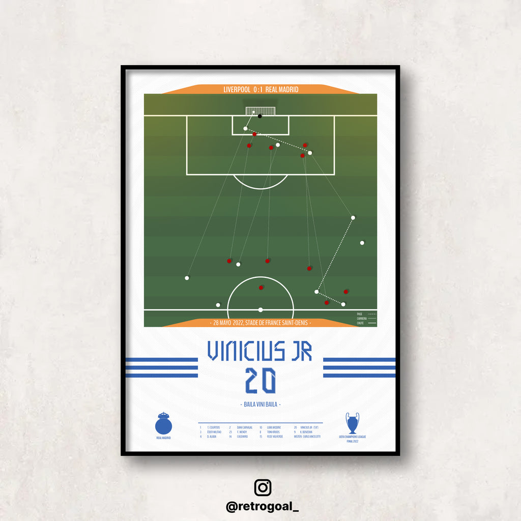 Gol Vinicius contra Liverpool en la final de la Champions League
